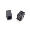100PCS x RJ11 52-4P4C with Flange 180degree top-Entry PCB Phone Modular Jack Female Telephone Socket LAN Connector view 4