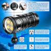 LetonPower Turbo SX Dive Light, 11000 Lumens 100m Underwater Video Light,Diving Flashlight,Scuba Dive Light,Waterproof Flashlight with for Under Water Sports,Underwater Video Shooting and Photography view 3