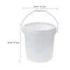 3 Gallon Bucket White Plastic Bucket with Handle Halloween Season view 2