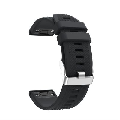 SCHIK Replacement Silicone Watch Strap Band for Garmin Forerunner 935 GPS Watch Quick Release Watchbands (Color : Preto)