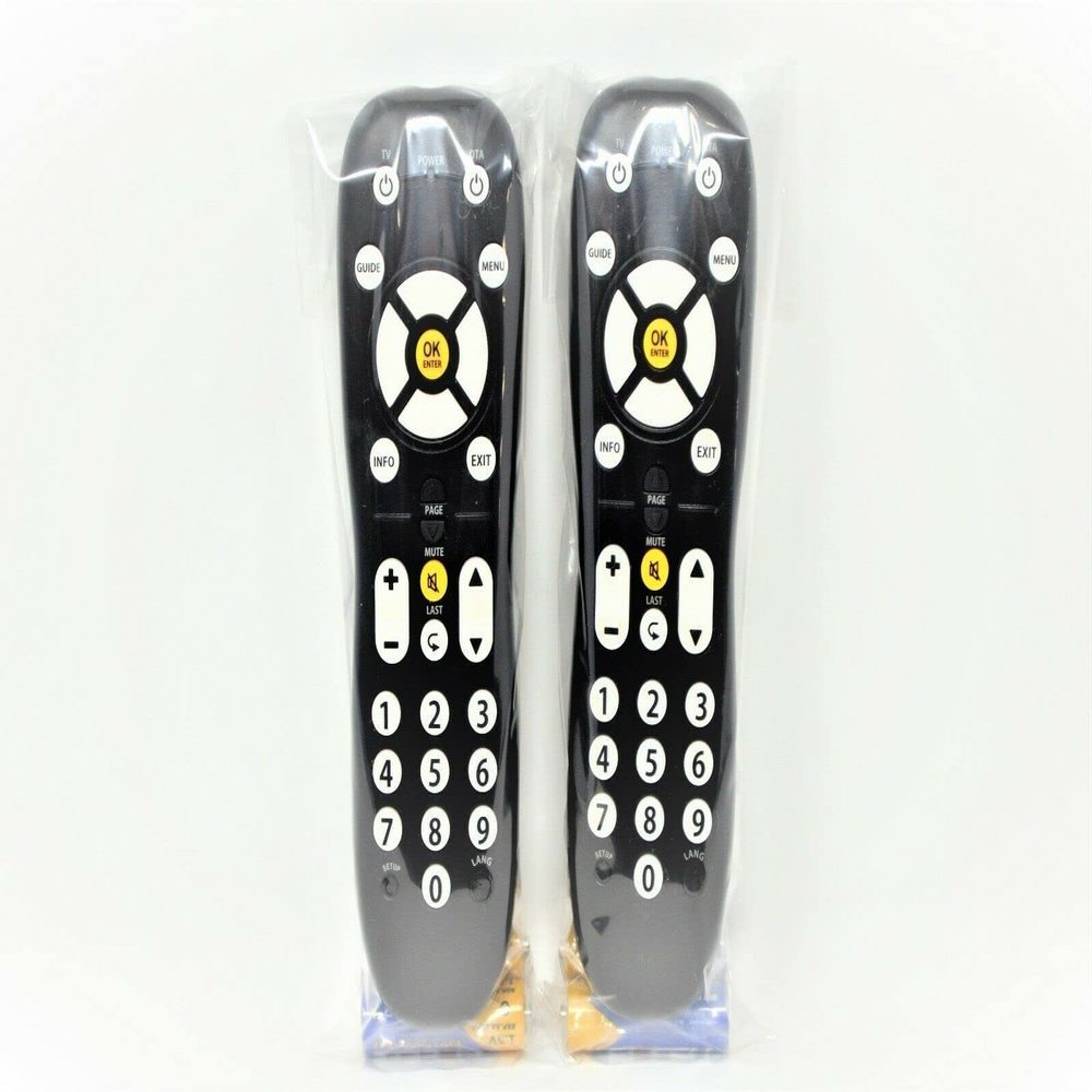 (2-Pack) Replacement Remote Control for URC-2220-R Compatible with Cox Mini DTA Set-Top Boxes & Receivers (Renewed)
