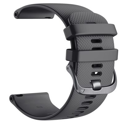 AEHON Silicone Watchband Strap for Garmin Vivoactive 3 Forerunner 645 245 Vivoactive 4 4S Venu Smart Bracelet Wristband Strap (Color : Preto, Size : 22mm Vivoactive 4)