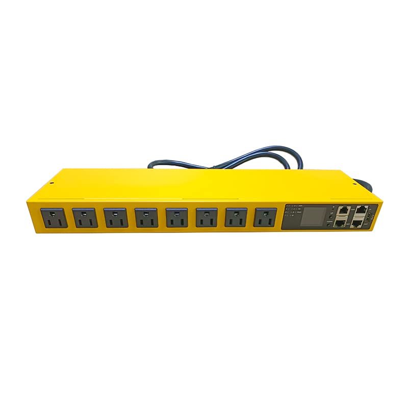 Smart PDU Cabinet Socket 8-Port 15 amps SSH telnet SNMP 485modbus- RTU Programming Development Network Remote Control Room Aging Rack Used (SNMP v1v2v3 Indicates The telnet S Version)