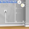 Cord Cover Raceway Kit, 628 in Cable Cover Channel, Paintable Cord Concealer System Cable Hider, Cord Wires, Hiding Wall Mount TV Powers Cords in Home Office, 40 X L15.7in X W0.95in X H0.55in view 2