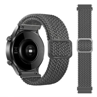 EZZON Smart Watch Band For Garmin Vivoactive 3/4 Venu 2/Forerunner 645 245 158 745 Braided Strap Vivomove HR 20 22mm Watchband Accessories (Color : Grey, Size : For VENU)