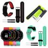 AEMALL Soft Silicone Watch Strap Replacement Wrist Watch Band For Garmin Forerunner 220/230/235/620/630 Watchband With Tools (Color : Yellow black) view 2
