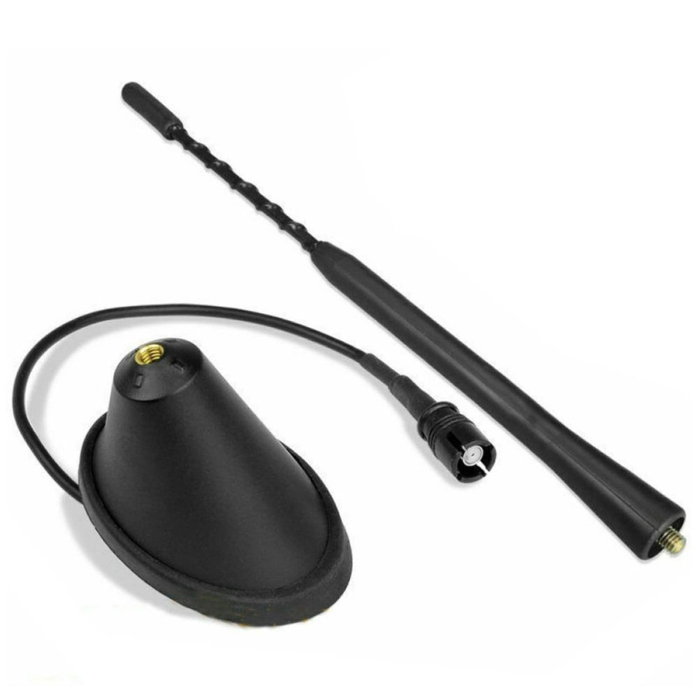 1 Set ABS Plastic Car Roof Radio Whip AM/FM Antenna+Base for VW