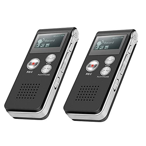 2 Packs Paranormal Ghost Hunting Equipment Digital EVP Voice Activated Recorder USB 16GB