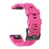 EPANO 26 22MM Silicone Quick Release Watchband Strap For Garmin Fenix 7X 7 6 6X Pro 5X 5Plus 3HR Smartwatch Easyfit Rose Red Wristband Bracelet (Color : Rose red, Size : 26mm Fenix 7X) view 1