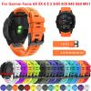 QPDRNC 26 22 20MM Watchband Strap for Garmin Fenix 7 7X 7S Watch Quick Release Silicone Easyfit Wrist Band Strap (Color : J, Size : 20mm Fenix 7S) view 2
