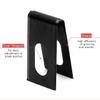 10X Painted Black Matt Iron Floor Vinyl Welding Grooving U And V Blades 20X10MM view 4