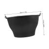 Cabilock Cement Bucket Gray Bucket Rubber Black Plastic Bold view 2