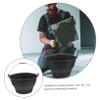 Cabilock Cement Bucket Gray Bucket Rubber Black Plastic Bold view 3