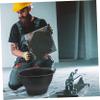Cabilock Cement Bucket Gray Bucket Rubber Black Plastic Bold view 4