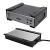 Under Desk Holder for Thunderbolt 4 Dock/Thunderbolt 3 Dock and Power Cable, Under Desk Iron Storage Rack for TS4 / TS3 Plus, No Drill, Easy Install with All Hardware Included view 1