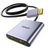 Displayport to Dual HDMI Adapter, 4K 60Hz Display Port to hdmi Splitter for Dual Monitors Extended Display, DP 1.2 to 2 HDMI Monitor for Computer Laptop Graphic Card, MST Extend Mode for Windows Only view 1