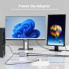 Displayport to Dual HDMI Adapter, 4K 60Hz Display Port to hdmi Splitter for Dual Monitors Extended Display, DP 1.2 to 2 HDMI Monitor for Computer Laptop Graphic Card, MST Extend Mode for Windows Only view 4
