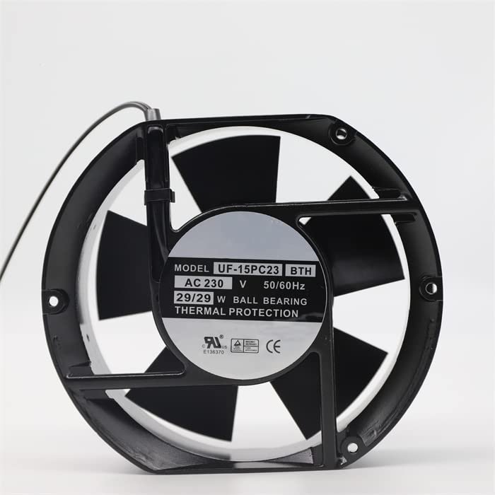 AC230V 29W UF-15PC23BTH 17251 172mm 2-Wire Cabinet Cooling Fan