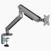 Desky Single LED Monitor Arm  Space Grey, RGB Lighting, Adjustable Gas Spring, VESA 75x75/100x100, Fits 1732" Monitors, 4.419.8 lbs, Clamp/Grommet Mount, Cable Managemen view 1