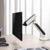 Desky Single LED Monitor Arm  Space Grey, RGB Lighting, Adjustable Gas Spring, VESA 75x75/100x100, Fits 1732" Monitors, 4.419.8 lbs, Clamp/Grommet Mount, Cable Managemen view 3