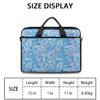 Blue Paisley Pattern Laptop Shoulder Messenger Bag Waterproof Laptop Briefcase with Handle and Padded Strap Case Sleeve for 13 13.3 14 15.6 Inch Laptop Case view 2