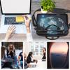Soccer Pattern Laptop Shoulder Messenger Bag Waterproof Laptop Briefcase with Handle and Padded Strap Case Sleeve for 13 13.3 14 15.6 Inch Laptop Case view 2