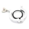 EZGISH Brewing Tool 2Pcs KF16 25 40 50 Aluminum Vacuum Double Pin Tri Clamp Flange Ni Plated with SS304 Centering Ring and FKM O-Ring Pipe Fittings Home Brewing (Color : Suit, Size : KF16_2 PCS) view 3