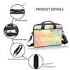 Abstract Hand-drawn Pattern Laptop Shoulder Messenger Bag Waterproof Laptop Briefcase with Handle and Padded Strap Case Sleeve for 13 13.3 14 15.6 Inch Laptop Case view 4