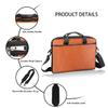 Basketball Texture Laptop Shoulder Messenger Bag Waterproof Laptop Briefcase with Handle and Padded Strap Case Sleeve for 13 13.3 14 15.6 Inch Laptop Case view 4