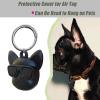 Cute Waterproof Holder Keychain for Air Tag Dog Collar Tracker,Protective Cover for Airtag Key Chain (French Bulldog) view 3