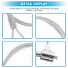 Hemobllo 2 Sets Cable Lock, Keyed Cable Lock Security Hardware Cable Lock Portable Monitor view 3