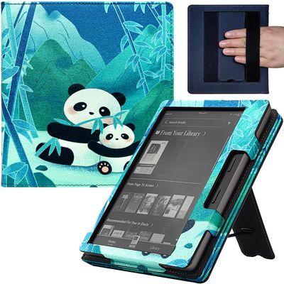 UMUBUHOMS Kindle Oasis Case, 7 inch, Compatible with 10th and 9th Generation Models, Auto Sleep/Wake, Double Hand-held, Magnetic Closure, Premium Synthetic Leather
