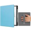 Case for Kindle Scribe (10.2", 1th Generation, 2022 Release) with Hand Strap, Hard PC Smart Case with Auto Wake/Sleep Function with Pen Holder for Kindle Scribe 10.2 inch (Light Blue) view 1