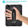Case Cover Compatible with iPad Mini 6th Generation 2021 8.3 inch Case,Three-in-one Shatter-Resistant Shell,Protective Cover W Rotating Kickstand+Handle Drop-Proof, Dust-Proof Tablet Cover ( Color : B view 3