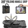 Case Cover Heavy Duty Shockproof TPU Case Compatible with Samsung Galaxy Tab S8 Plus X800/X806B/X806U/X806N2022 Kids Case,360 Degree Rotating Handle Stand Bracket W Screen Protector+Shoulder Strap T view 2