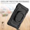 Case Cover Heavy Duty Shockproof TPU Case Compatible with Samsung Galaxy Tab S8 Plus X800/X806B/X806U/X806N2022 Kids Case,360 Degree Rotating Handle Stand Bracket W Screen Protector+Shoulder Strap T view 3