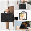 Case Cover Heavy Duty Shockproof TPU Case Compatible with Samsung Galaxy Tab S8 Plus X800/X806B/X806U/X806N2022 Kids Case,360 Degree Rotating Handle Stand Bracket W Screen Protector+Shoulder Strap T view 4