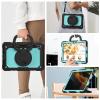 Case Cover Heavy Duty Shockproof TPU Case Compatible with Samsung Galaxy Tab S7 11 inch T870/T875 (2020)/Tab S8 X700/X706 (2022) Kids Case,360 Degree Rotating Handle Stand Bracket W Screen Protector+S view 4