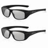 AoHeng Cinema Passive 3D Glasses Large Frame,Clearer,Brighter,for RealD 3D Movie(2 Pack) view 1