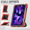 Case Cover Heavy Duty Shockproof TPU Case Compatible with iPad Pro 11 (2022/2021/2020/2018)/AIR 4 10.9 2020/Air 5 2022 Kids Case,360 Degree Rotating Handle Stand Bracket W Screen Protector+Shoulder St view 4
