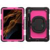 Case Cover Heavy Duty Shockproof TPU Case Compatible with Samsung Galaxy Tab S7 FE 12.4 inch T730 (2021) Kids Case,360 Degree Rotating Handle Stand Bracket W Screen Protector+Shoulder Strap Tablet Cov view 1