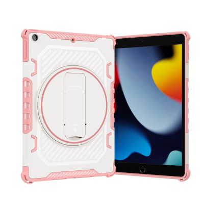 Case Cover Compatible with iPad 10.2 inch 2019/2020/2021/2022 Tablet Case Compatible with Kids-Durable Lightweight Rugged Shockproof Protective Cover Drop-Proof [Kickstand]+[Shoulder Strap] Tablet Cov