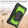 Case Cover Heavy Duty Shockproof TPU Case Compatible with Samsung Galaxy Tab S8 Plus X800/X806B/X806U/X806N2022 Kids Case,360 Degree Rotating Handle Stand Bracket W Screen Protector+Shoulder Strap T view 3