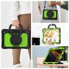 Case Cover Heavy Duty Shockproof TPU Case Compatible with Samsung Galaxy Tab S8 Plus X800/X806B/X806U/X806N2022 Kids Case,360 Degree Rotating Handle Stand Bracket W Screen Protector+Shoulder Strap T view 4