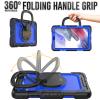 Case Cover Heavy Duty Shockproof TPU Case Compatible with Samsung Galaxy Tab A7 Lite 8.7 inch T220/T225 (2021) Kids Case,360 Degree Rotating Handle Stand Bracket W Screen Protector+Shoulder Strap Tabl view 2