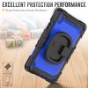Case Cover Heavy Duty Shockproof TPU Case Compatible with Samsung Galaxy Tab A7 Lite 8.7 inch T220/T225 (2021) Kids Case,360 Degree Rotating Handle Stand Bracket W Screen Protector+Shoulder Strap Tabl view 3