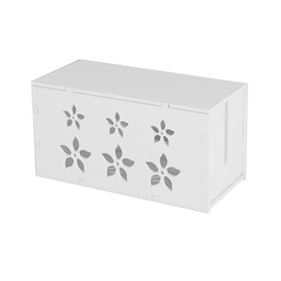 Cable Organizer Box, Large Cord Management Box to Hide Power Strip & Under Desk, TV Computer Wires Cable Organizer Hider Box for Home/Office 10.23 x 4.72x 5.31inch