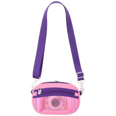 Beautyflier Kids Camera Case for VTech Kidizoom Duo/for Duo DX/for Duo Deluxe/for Twist/for Pix/for Pix Plus Crossbody Camera Bag for Kids with Adjustable Detachable Strap (Camera Not Included)