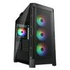 Cougar Gaming Duoface Mid Tower Case Series, Supporting 390mm Graphics Card, Incredible RGB Lighting, Two Distinct Front Panels Included, Mesh and Tempered Glass (Duoface Pro RGB - Black) view 1