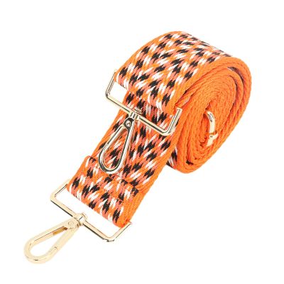 ciciglow Camera Shoulder Neck Strap, Widened Adjustable Universal Embroidered Camera Strap with Press Lock, for Digital Camera and DSLR Camera, Photographers (Orange White Black)